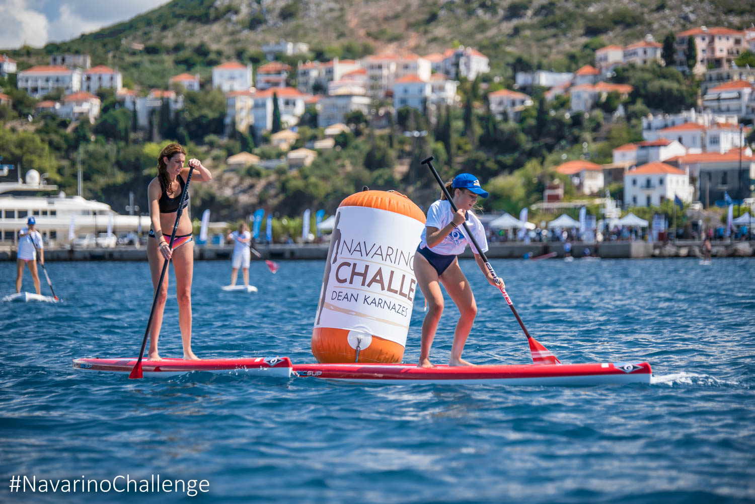 A Stand Up Paddleboarding race took place for the first time in the event! © Elias Lefas