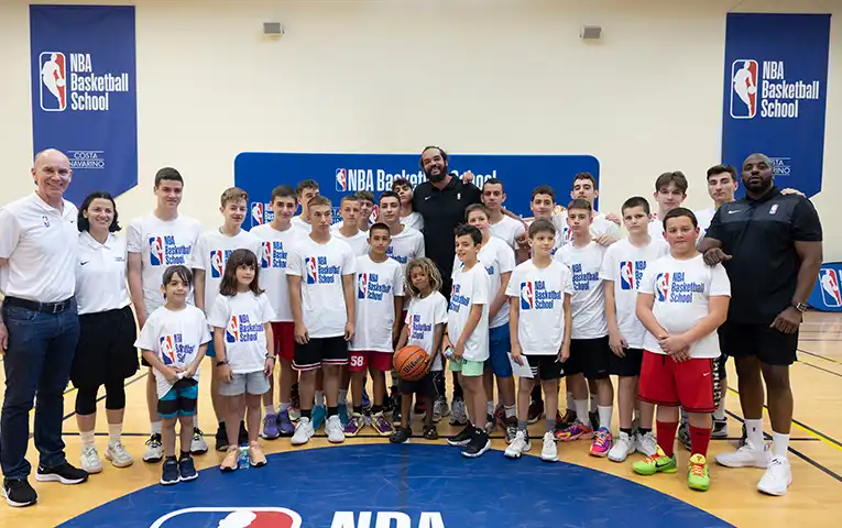 Joakim Noah at Costa Navarino with kids